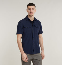 G-Star G-Star Marine Slim Shirt S/S Sartho Blue