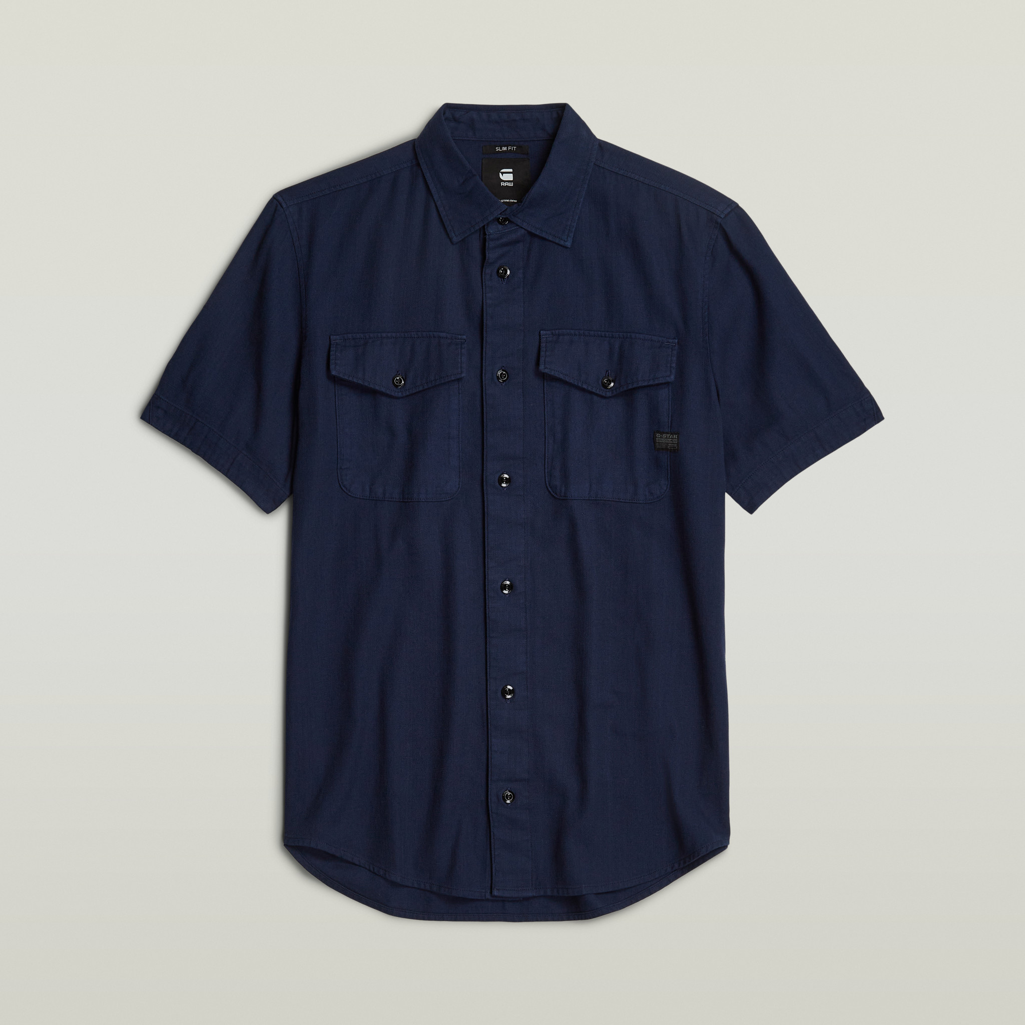 G-Star G-Star Marine Slim Shirt S/S Sartho Blue