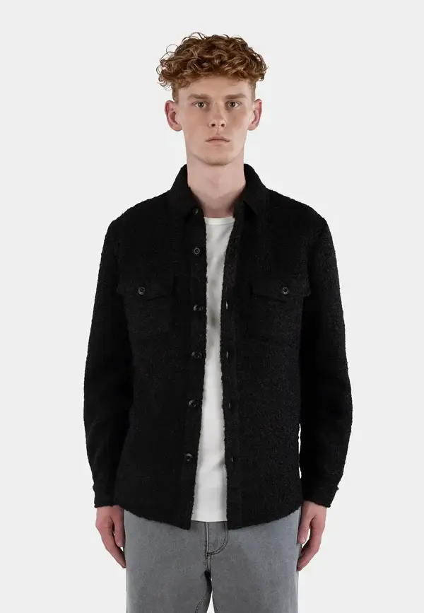 Ciszere Ciszere Dani Boucle Overshirt Black