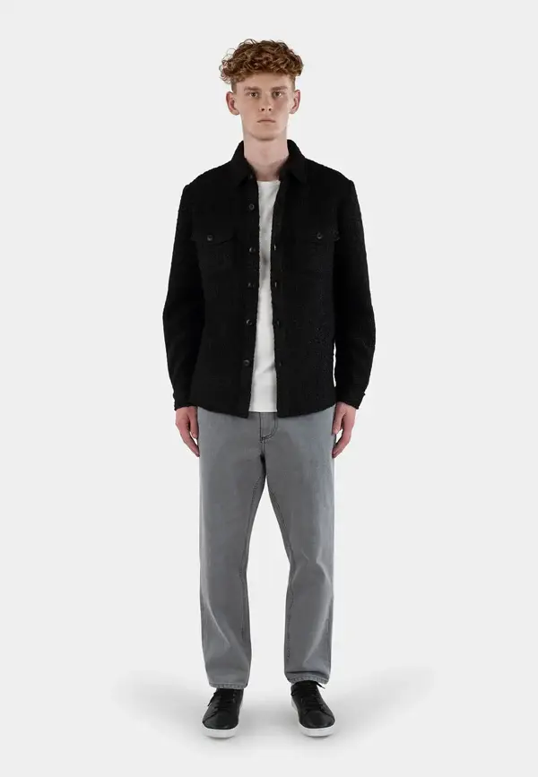 Ciszere Ciszere Dani Boucle Overshirt Black
