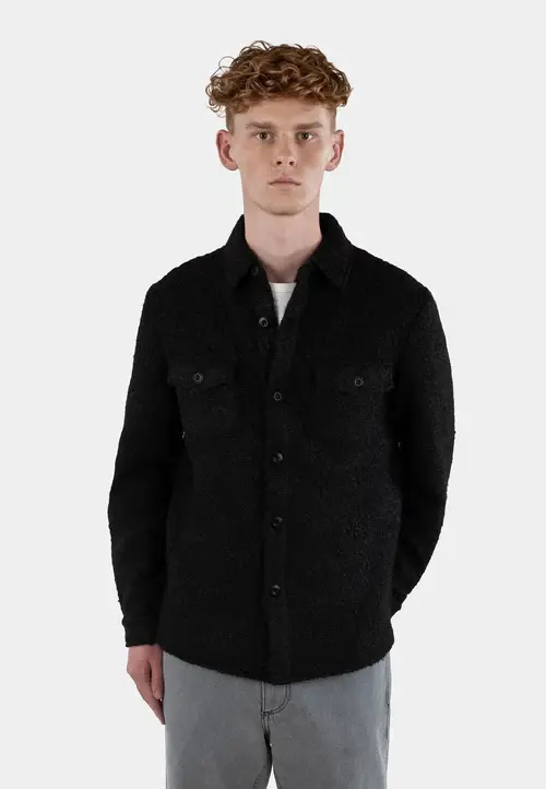 Ciszere Ciszere Dani Boucle Overshirt Black