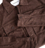 Ciszere Ciszere Nash Vegan Suede Overshirt Java Brown