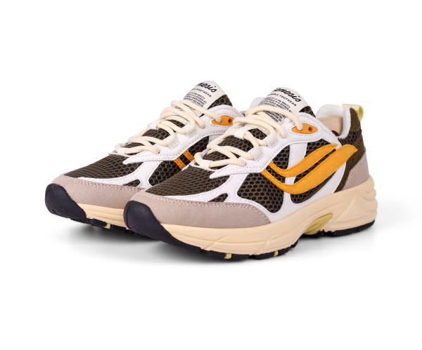 Genesis Footwear G-Eco`99 2-Tone Mesh White/Olive/Orange