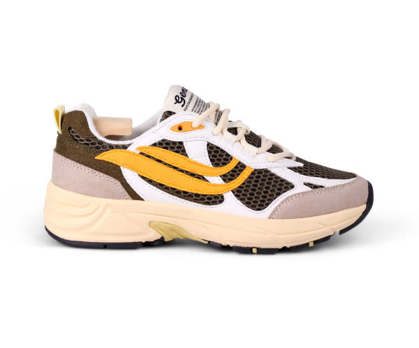 Genesis Footwear G-Eco`99 2-Tone Mesh White/Olive/Orange