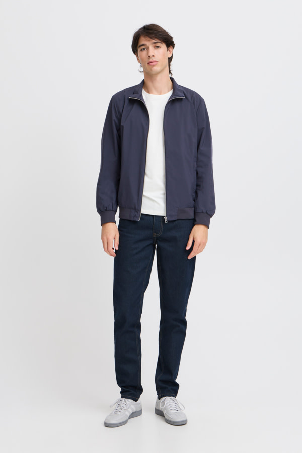 Casual Friday 20504567 Joshu Zipper Jacket Dark Navy