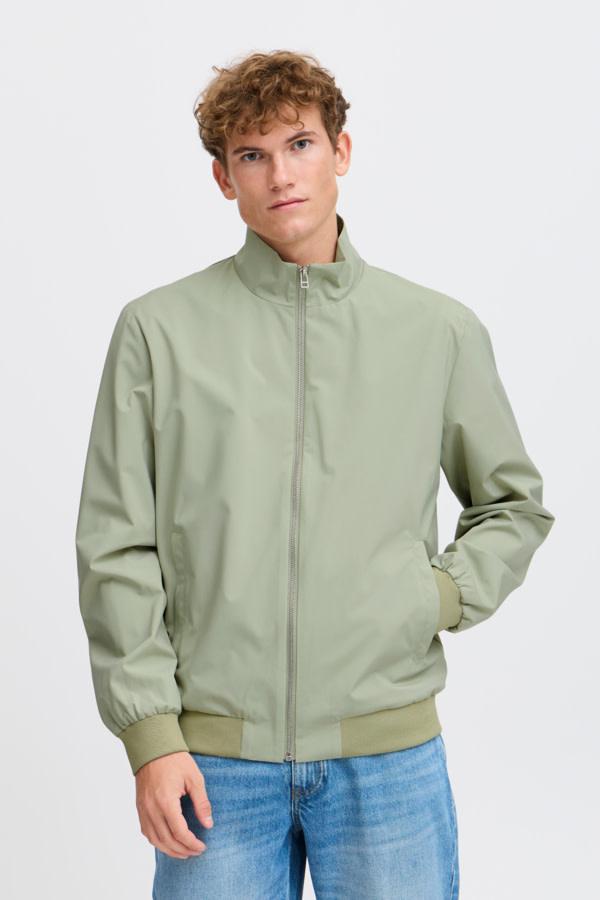 Casual Friday 20504567 Joshu Zipper Jacket Tea Green