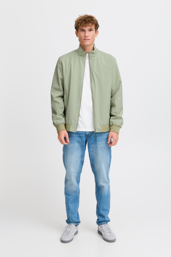 Casual Friday 20504567 Joshu Zipper Jacket Tea Green