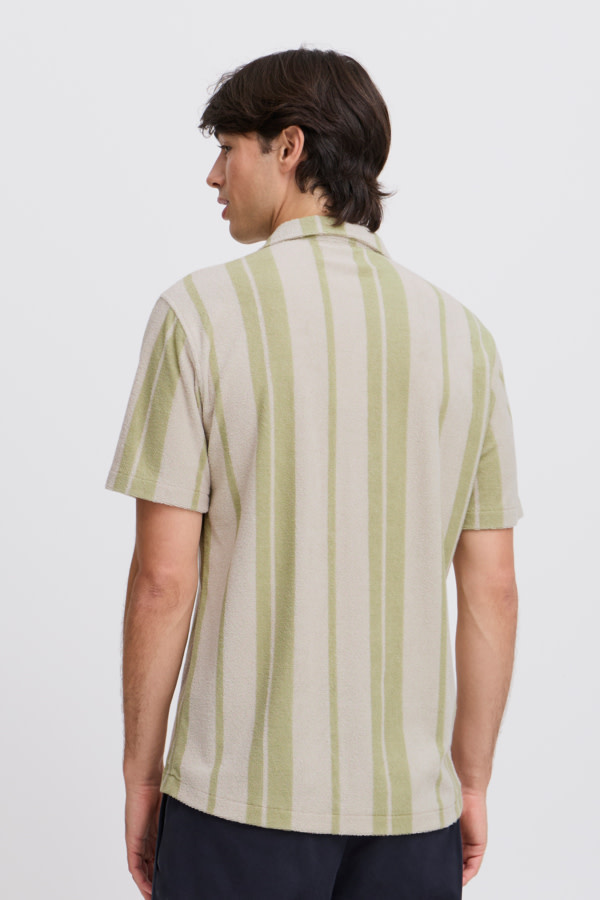 Casual Friday 20505406 Basile Frotte Resort Shirt S/S Rainy Day