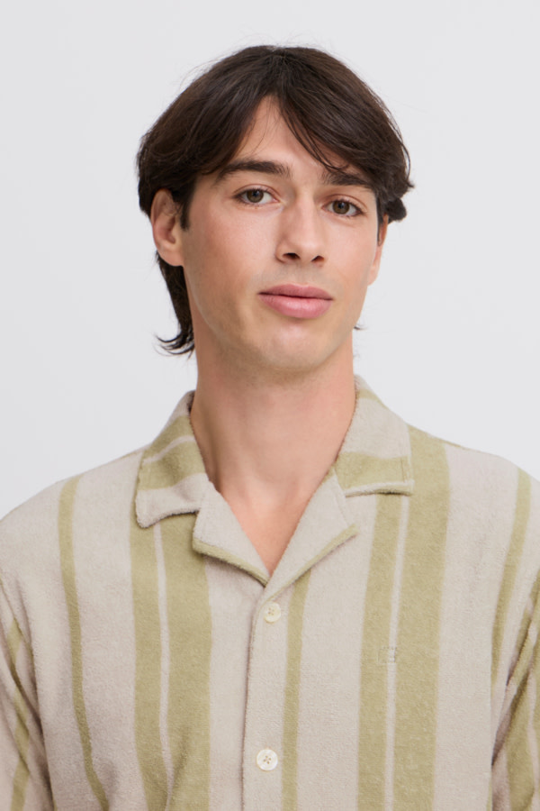 Casual Friday 20505406 Basile Frotte Resort Shirt S/S Rainy Day