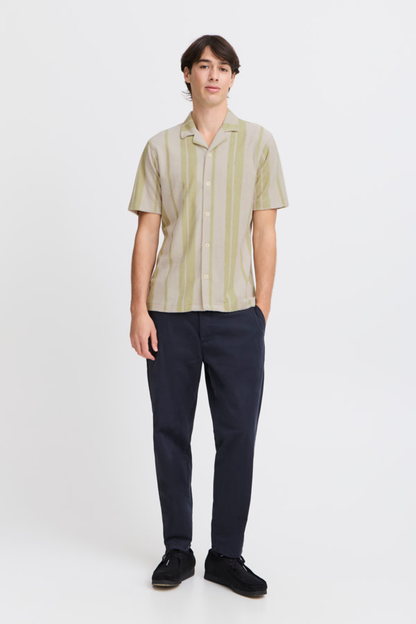 Casual Friday 20505406 Basile Frotte Resort Shirt S/S Rainy Day