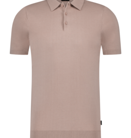Saint Steve Chris Knitted Polo Powder Pink