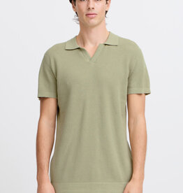 Casual Friday 20505399 Mateo Structured Knit Polo Tea Green