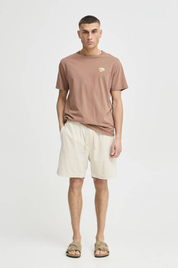 Solid 21108494 Dalann Corduroy Short Oatmeal