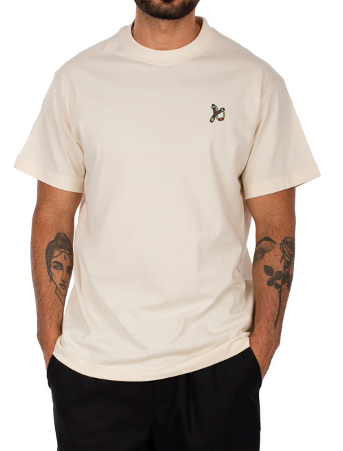 Iriedaily Zwille Embroidered Tee Undyed