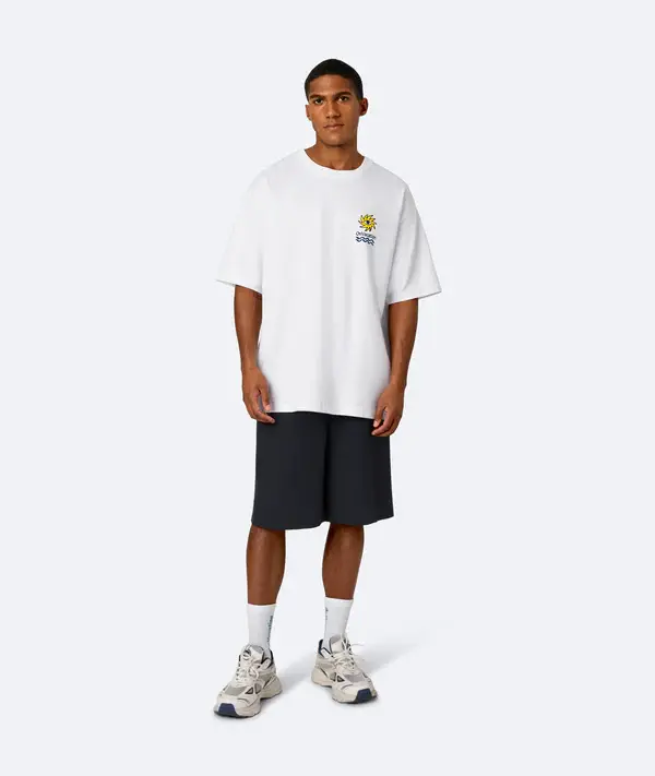 On Vacation Sun Eye Tee White