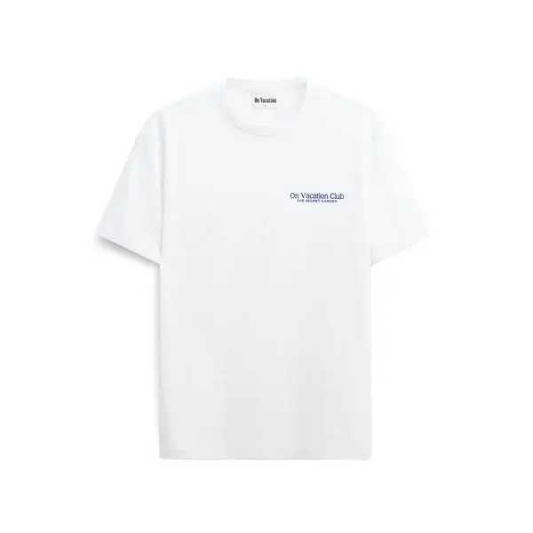On Vacation Santorini Tee White