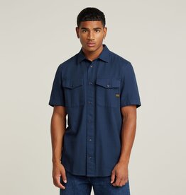 G-Star Marine Slim Shirt S/S GS Imperial Blue GD
