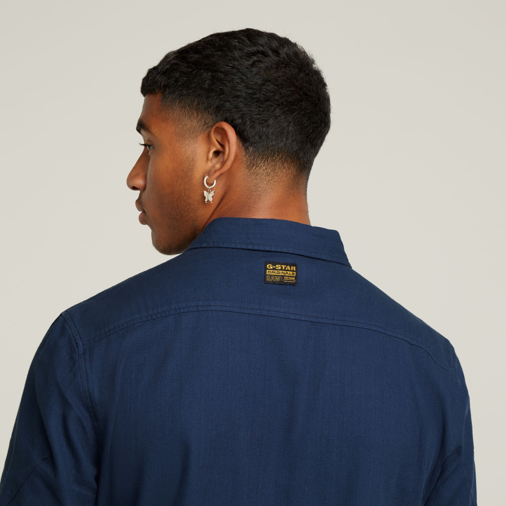 G-Star Marine Slim Shirt S/S GS Imperial Blue GD