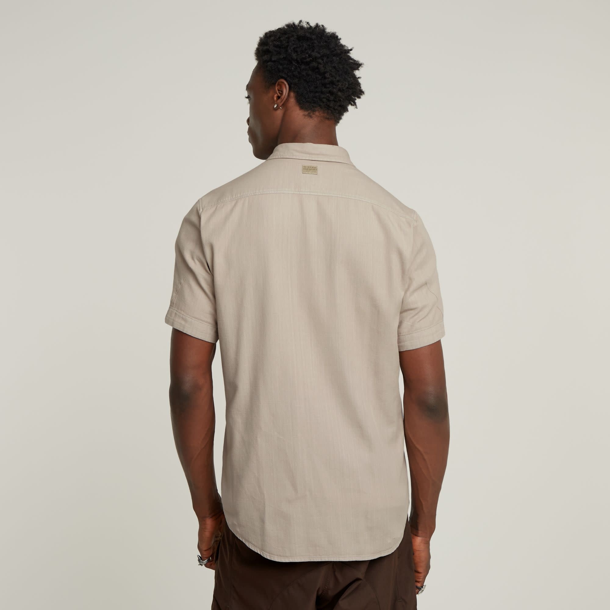 G-Star Marine Slim Shirt S/S Vintage Khaki GD