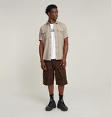 G-Star Marine Slim Shirt S/S Vintage Khaki GD