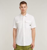 G-Star Marine Slim Shirt S/S Milk GD