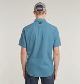 G-Star Marine Slim Shirt S/S Niagara Blue GD