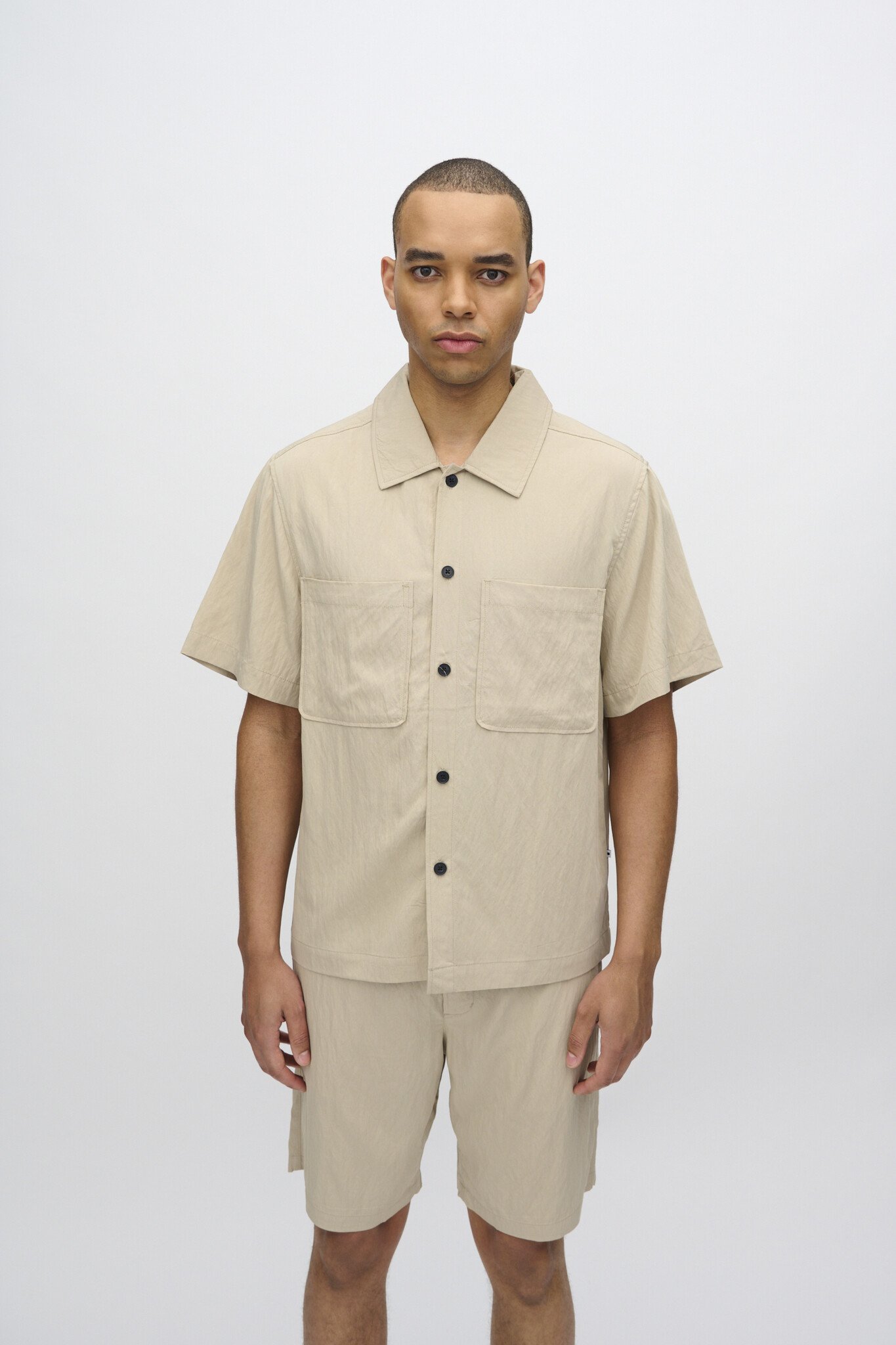 Minimum Atlas 4222 Shorts White Pepper