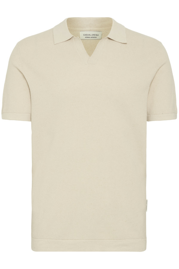 Casual Friday 20505399 Mateo Structured Knit Polo Rainy Day