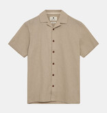 Anerkjendt Leo Cotton/Linen Shirt 901934 Feather Grey