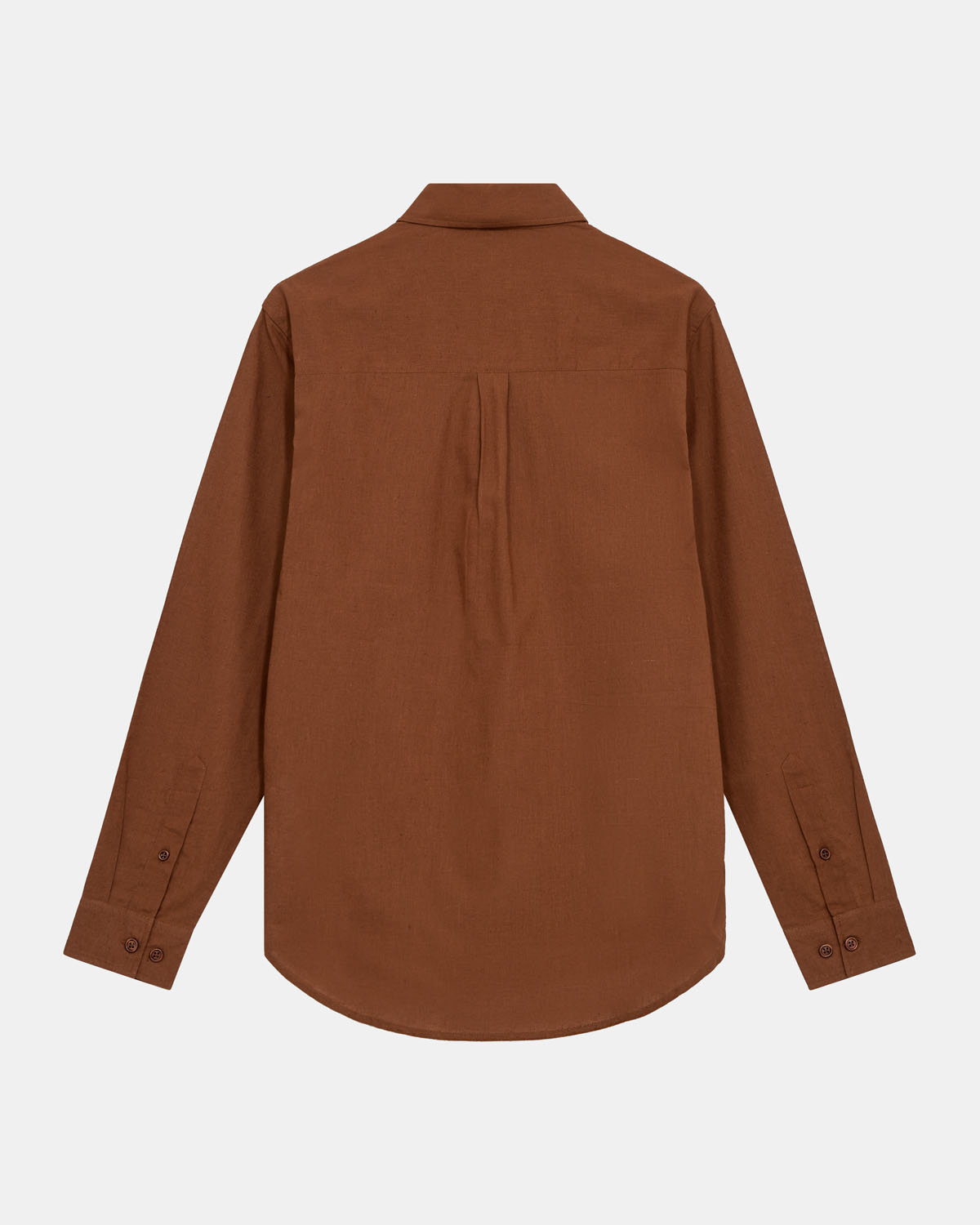 Anerkjendt Leif Cotton/Linen L/S Shirt 901935 Chipmunk