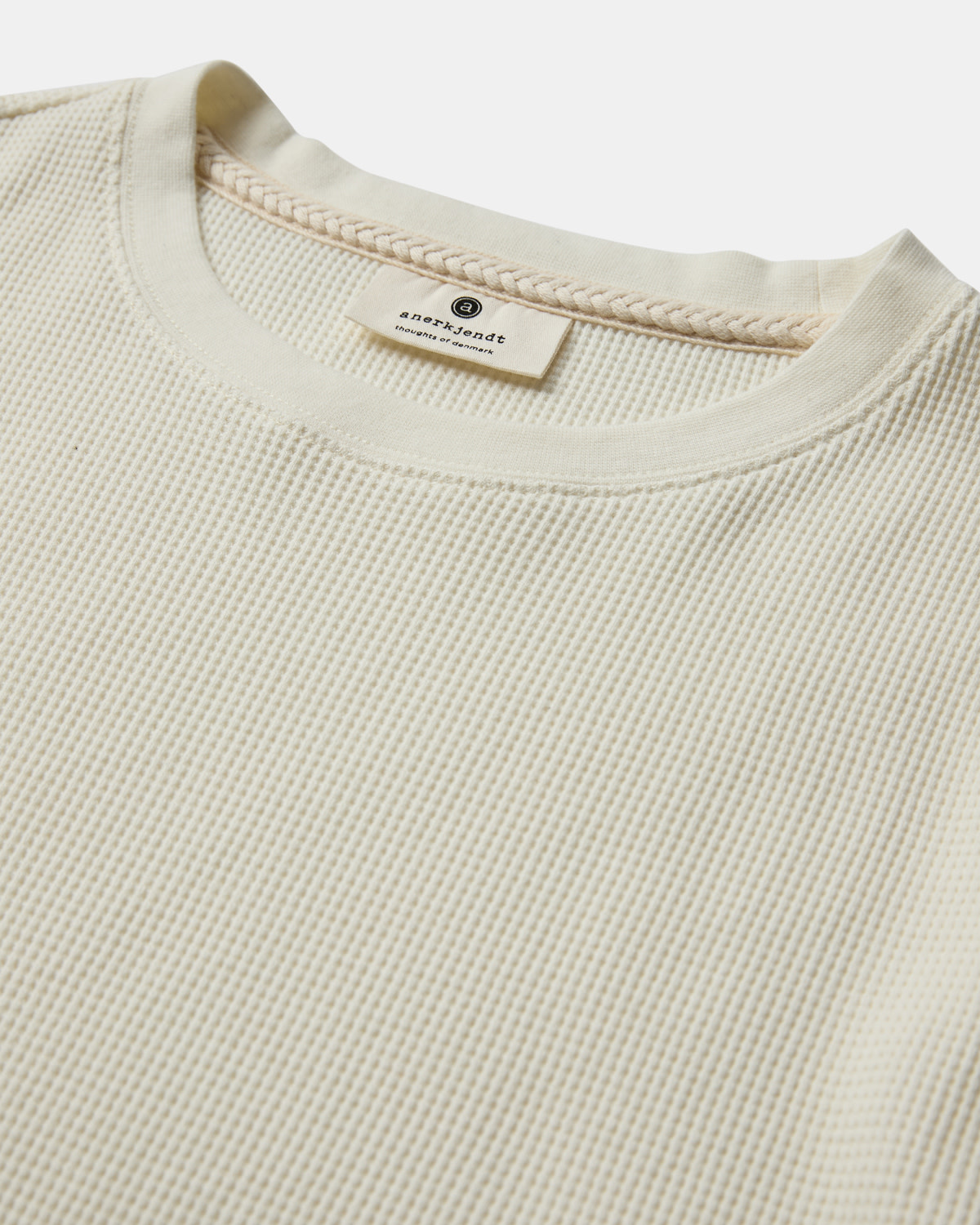 Anerkjendt Kikki WaffleTee 901754 Tofu White