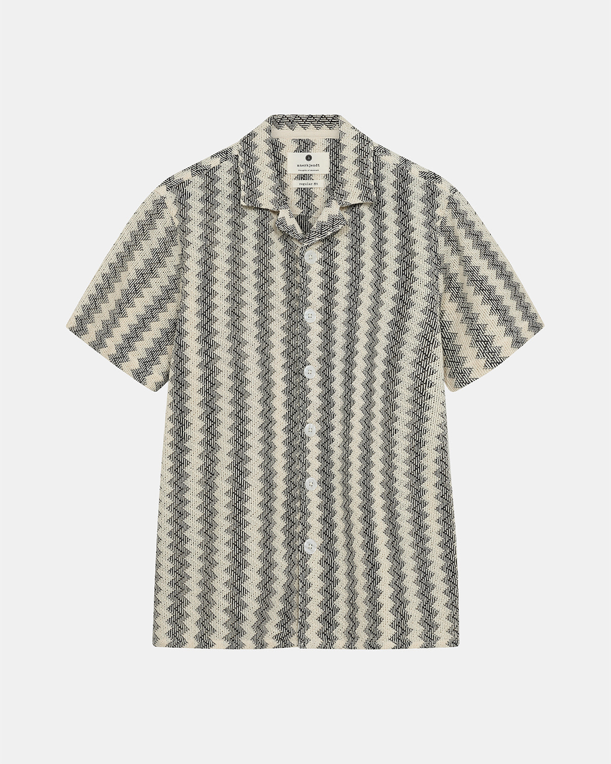 Anerkjendt Leon Jacquard Shirt 901863 Caviar