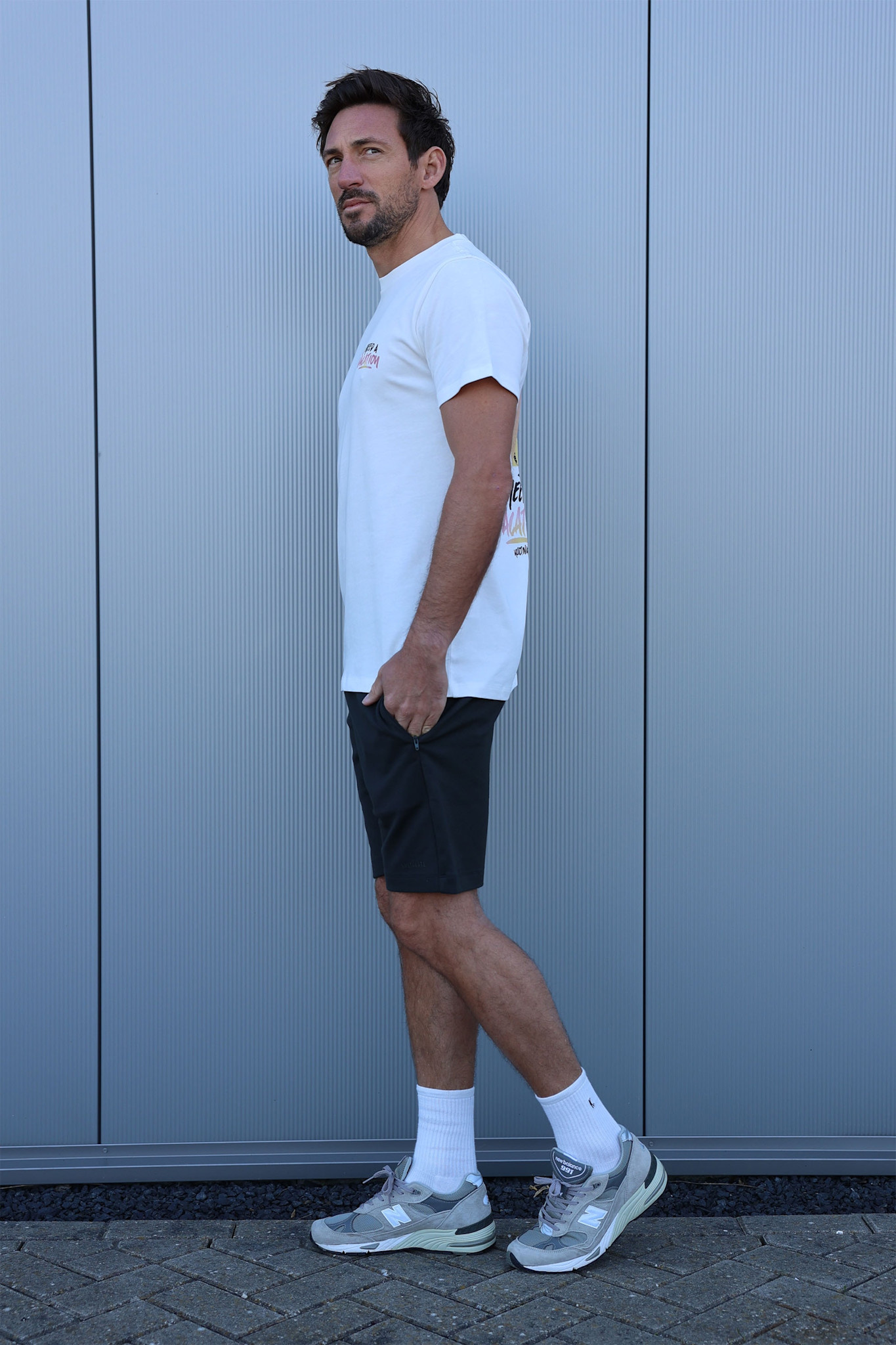 Kultivate Big Vacay Tee Blanc de Blanc