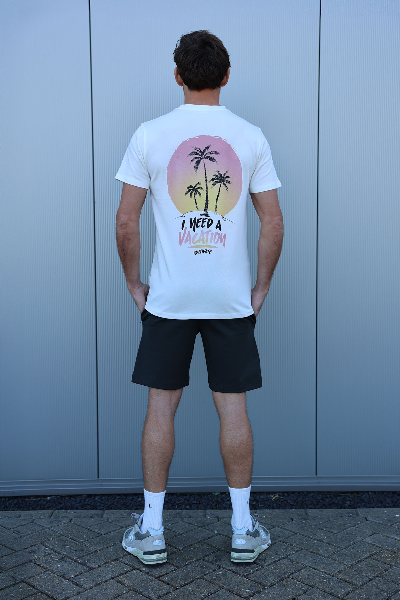 Kultivate Big Vacay Tee Blanc de Blanc