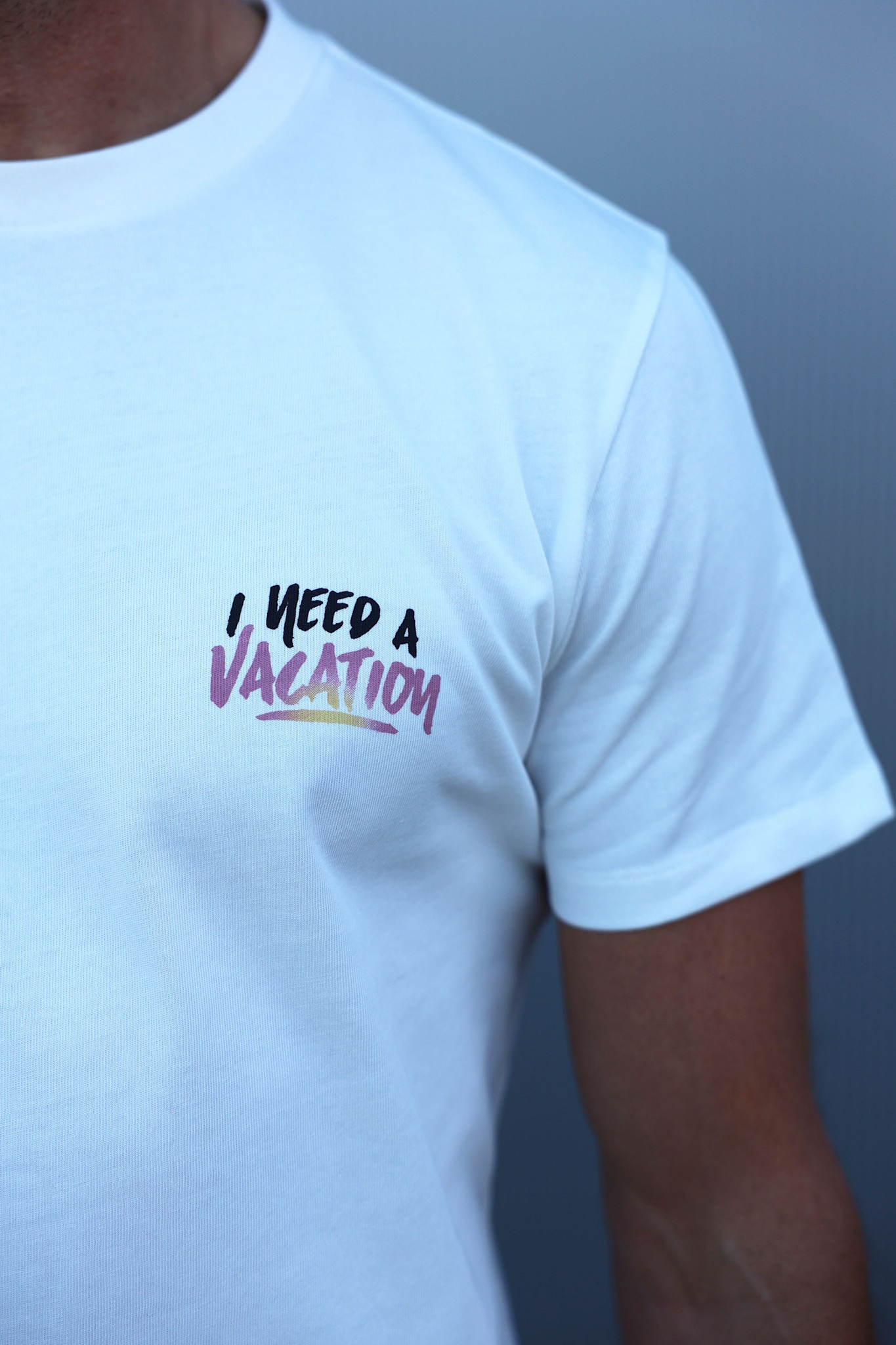Kultivate Big Vacay Tee Blanc de Blanc