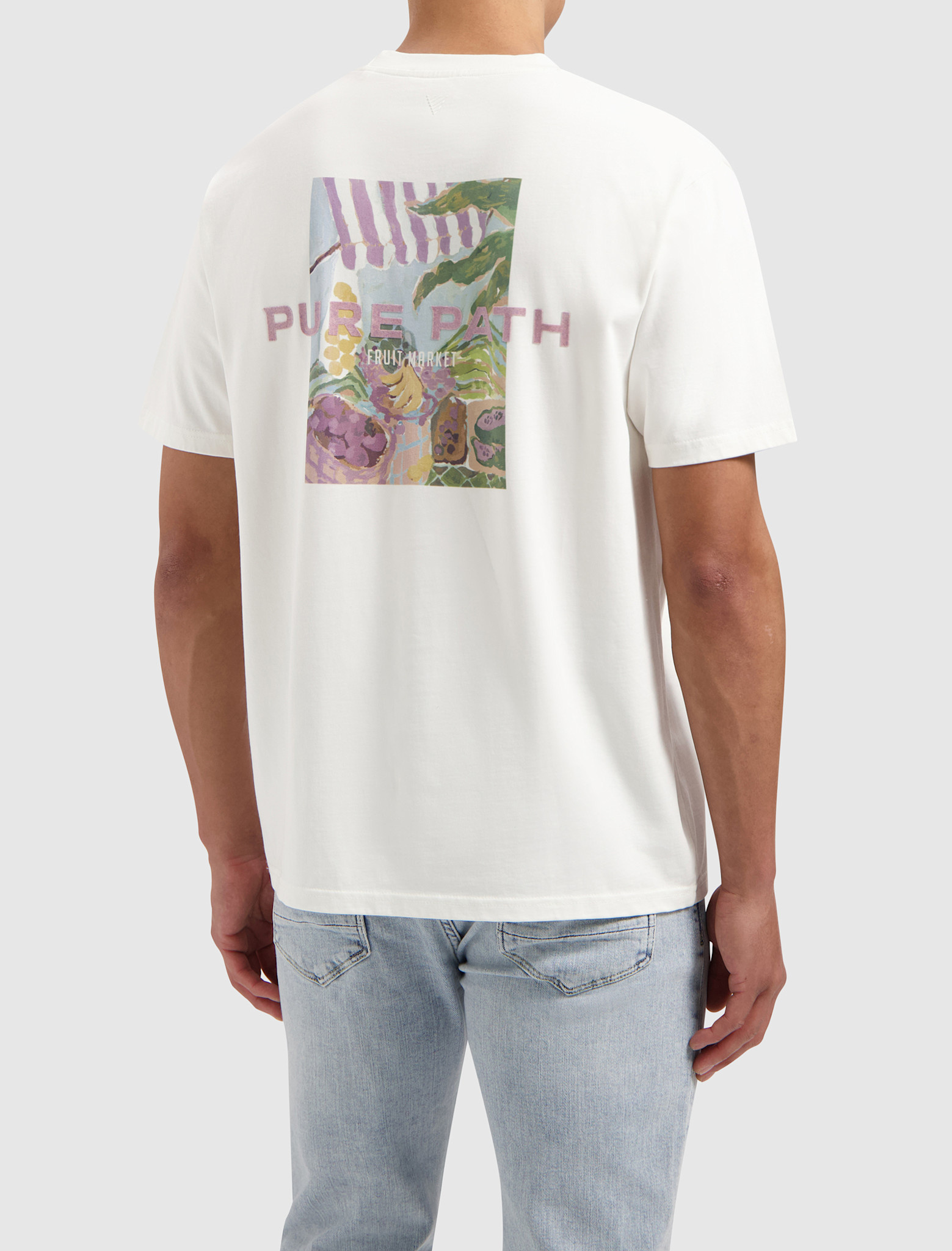 Pure Path 25020101 Fruit Market Tee Off White