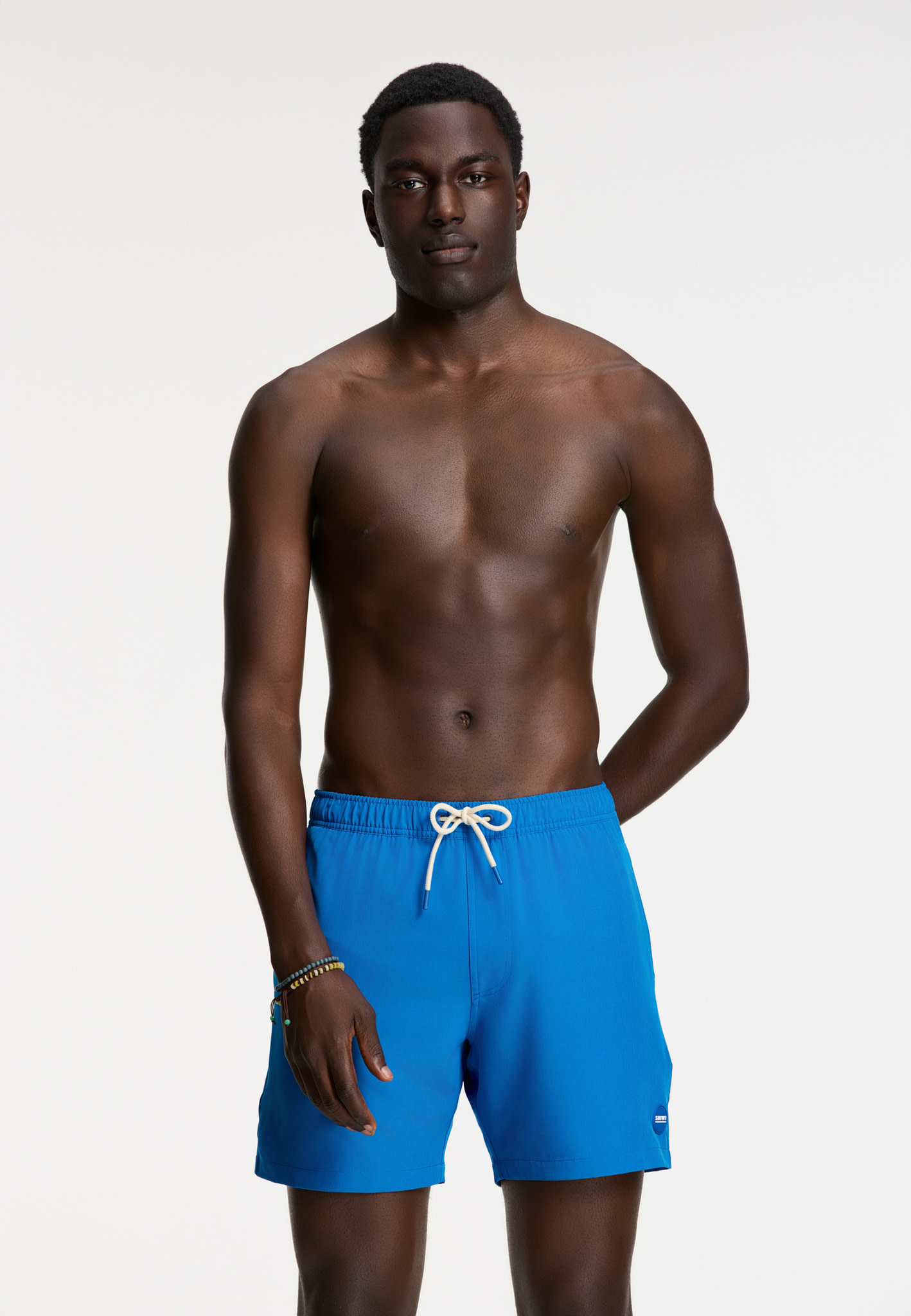 SHIWI Scott Stretch Swim Short Blue Ocean