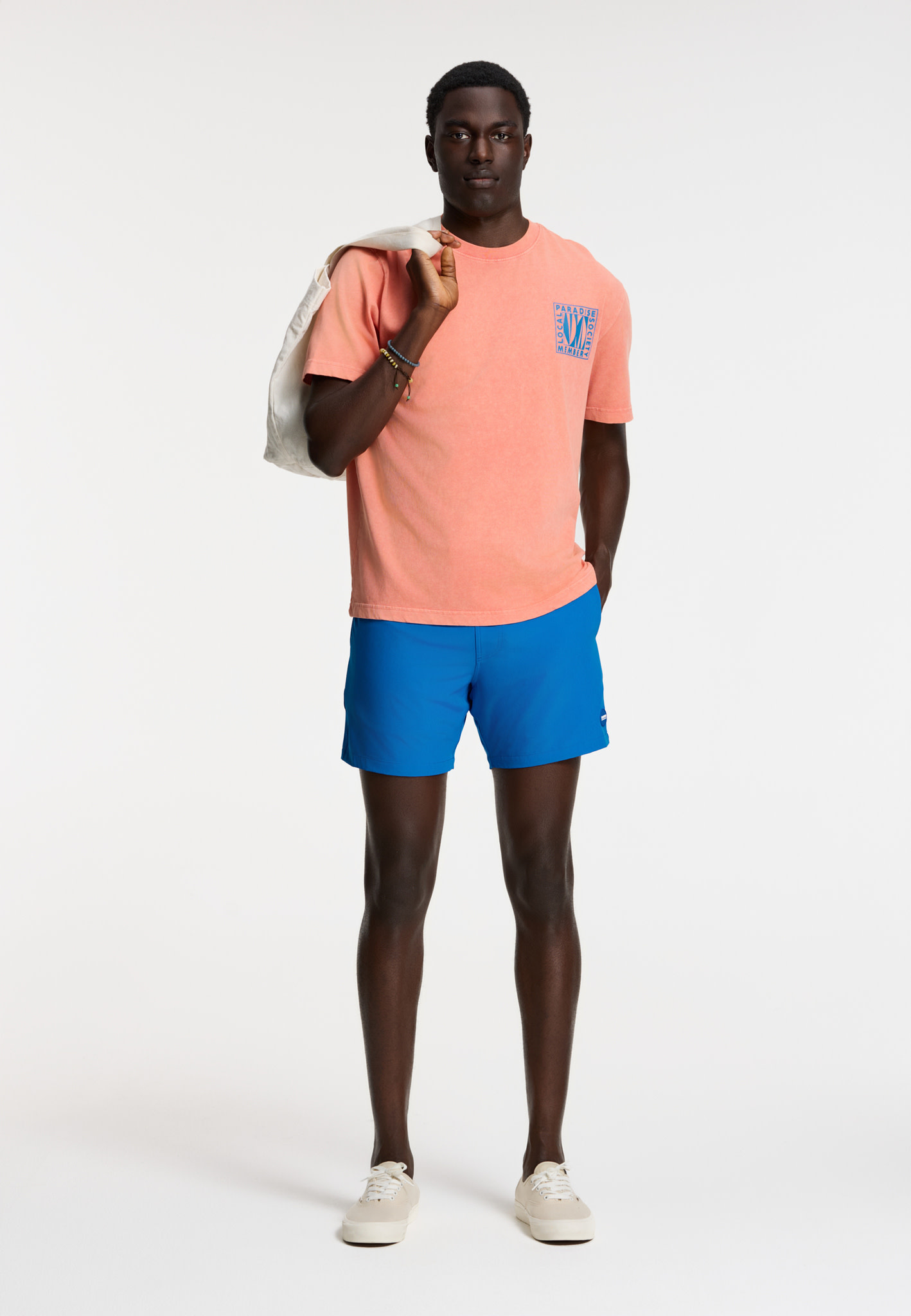 SHIWI Scott Stretch Swim Short Blue Ocean