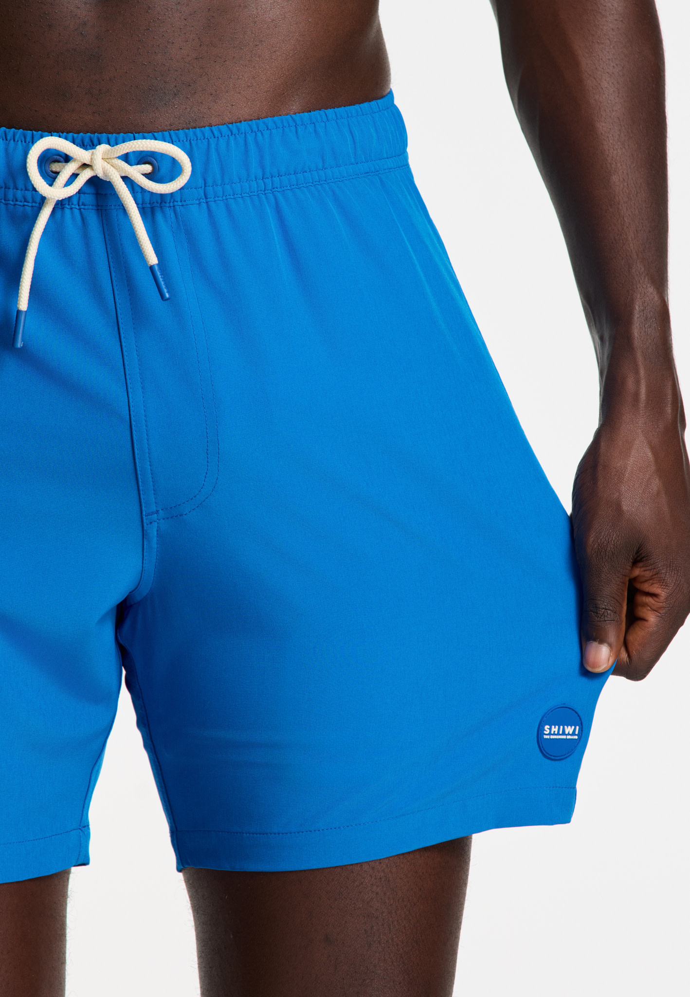 SHIWI Scott Stretch Swim Short Blue Ocean