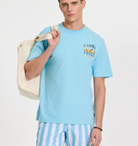 SHIWI Broad Stripe Swim Short Blue Sky