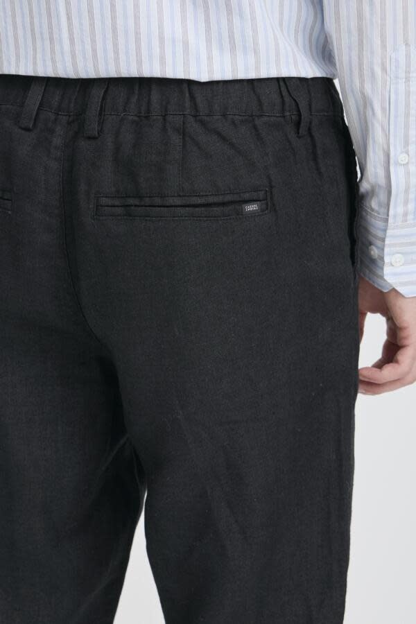 Casual Friday 20505148 Pandrup Linen Pant Black Beauty