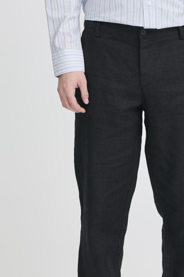 Casual Friday 20505148 Pandrup Linen Pant Black Beauty