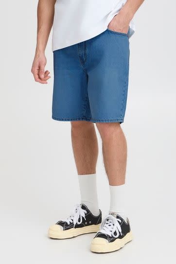 Solid 21108616 Ryan Denim Short Middle Blue