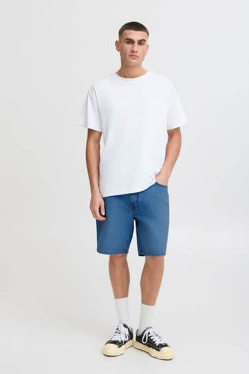 Solid 21108616 Ryan Denim Short Middle Blue