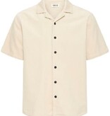 Solid 21108613 Oban Corduroy Shirt S/S Oatmeal