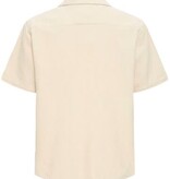 Solid 21108613 Oban Corduroy Shirt S/S Oatmeal