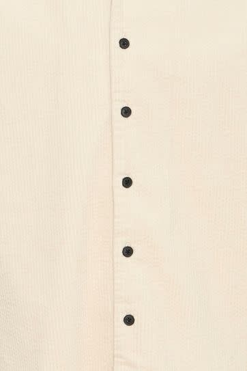 Solid 21108613 Oban Corduroy Shirt S/S Oatmeal