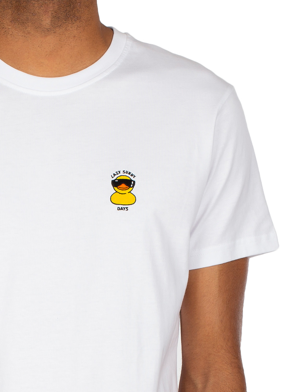 Iriedaily Lazy Sunny Day Embroidered Tee White