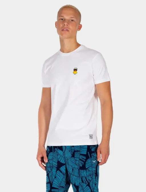 Iriedaily Lazy Sunny Day Embroidered Tee White