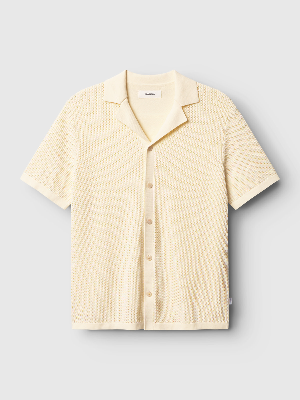 Gabba Geno Resort S/S Knit 11432 Ecru Light